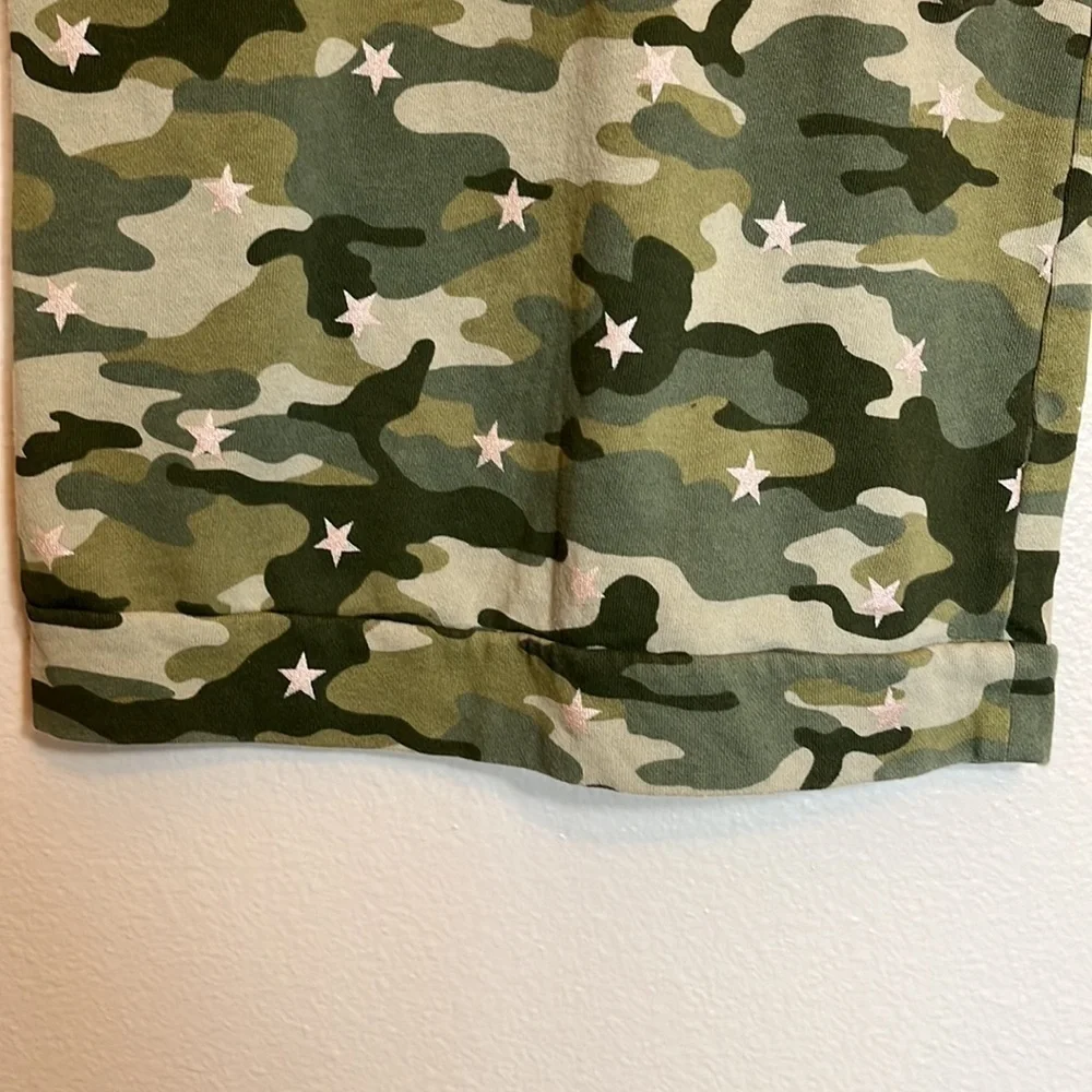 Gap Kids Short Sleeve Green Camo Cotton Dress